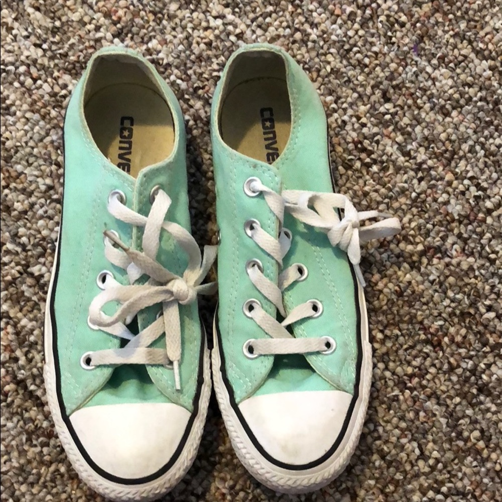 Teal converse